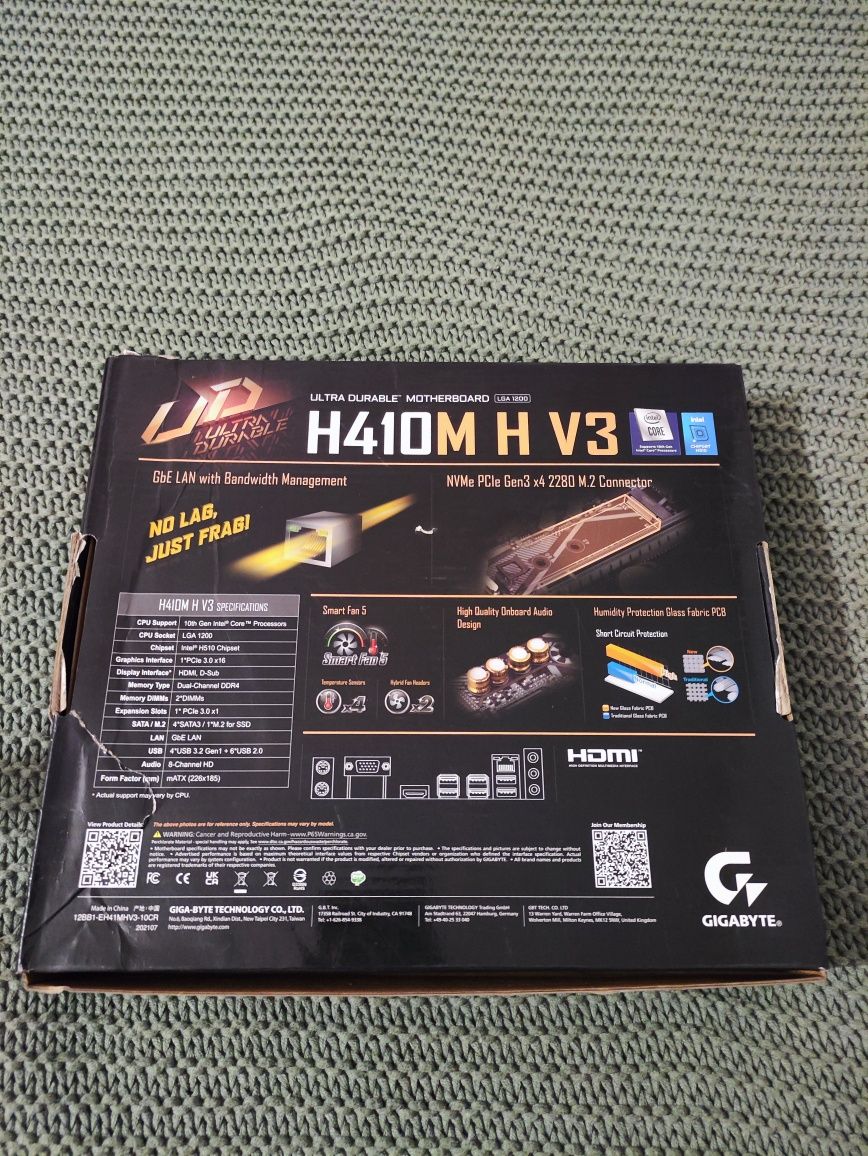 GIGABYTE H410M H V3 (rev.1.1)