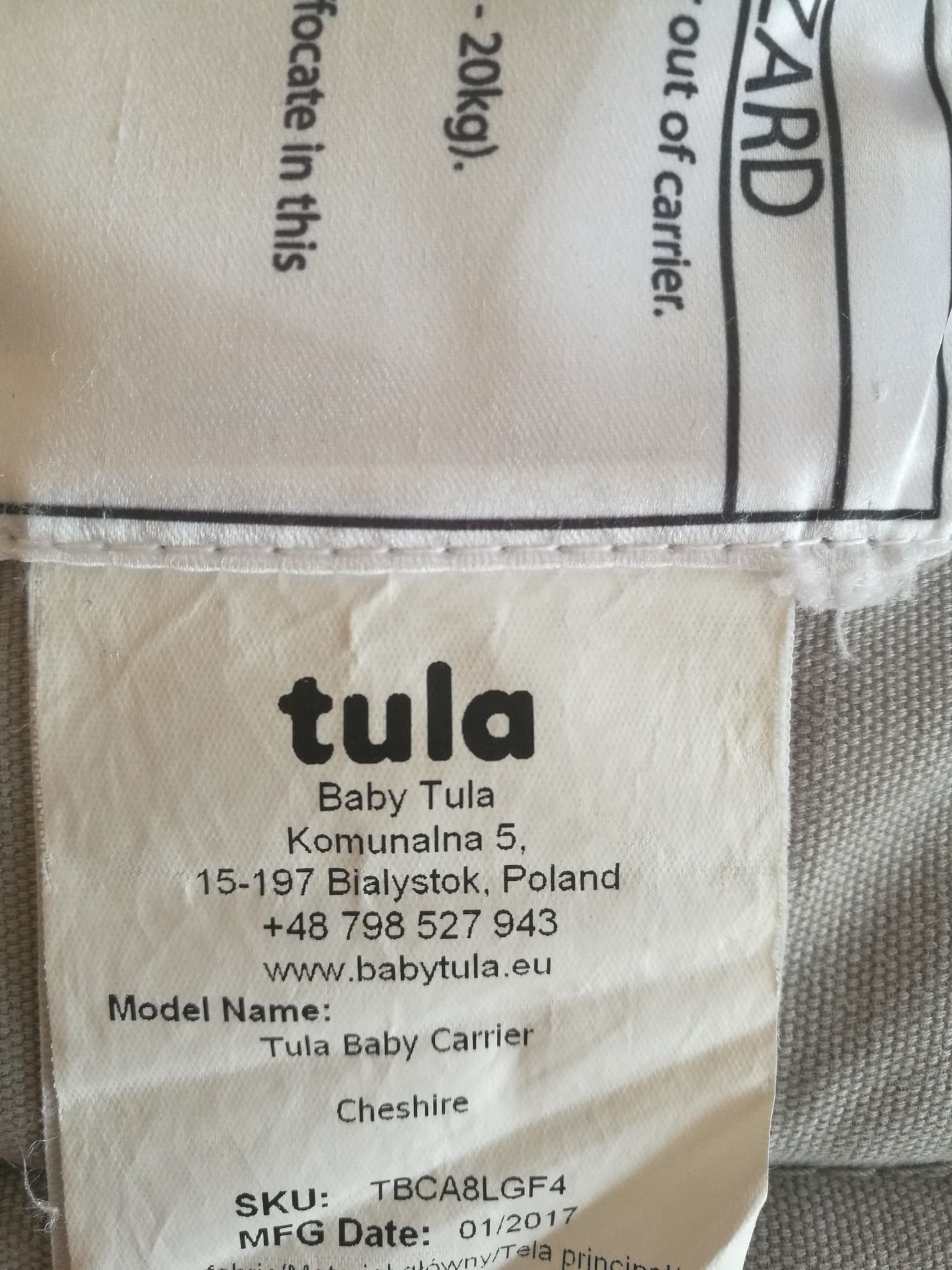 Nosidełko Tula Baby Carrier