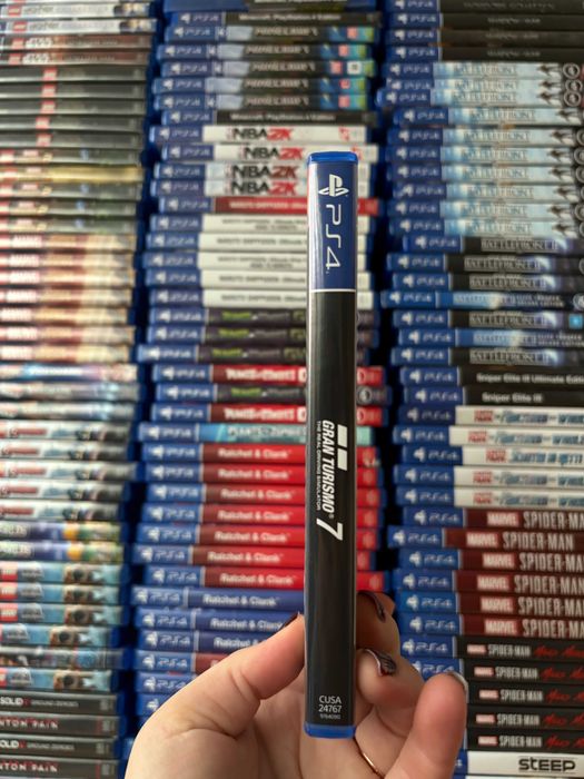 Гра Gran Turismo 7 на ps4, диск з грою на пс 4, ліцензія