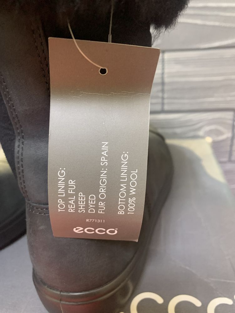 ECCO SOFT 7 TRED 38р сапоги мех