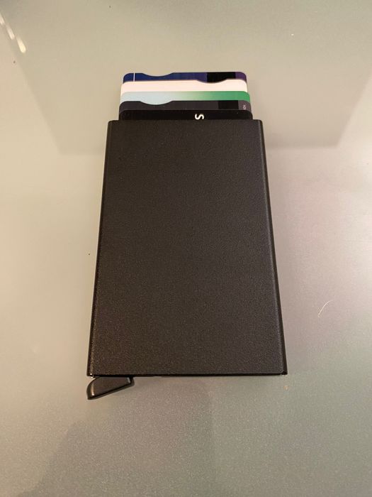 Secrid Cardprotector Portfel Uniseks Aluminiowy, Powder Black