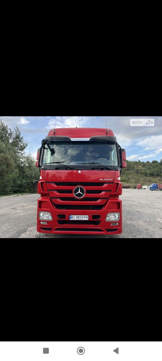 Mercedes Actros 2010 з напівпричепом SCHMITZ 2008 36 кубів 13.500 тара