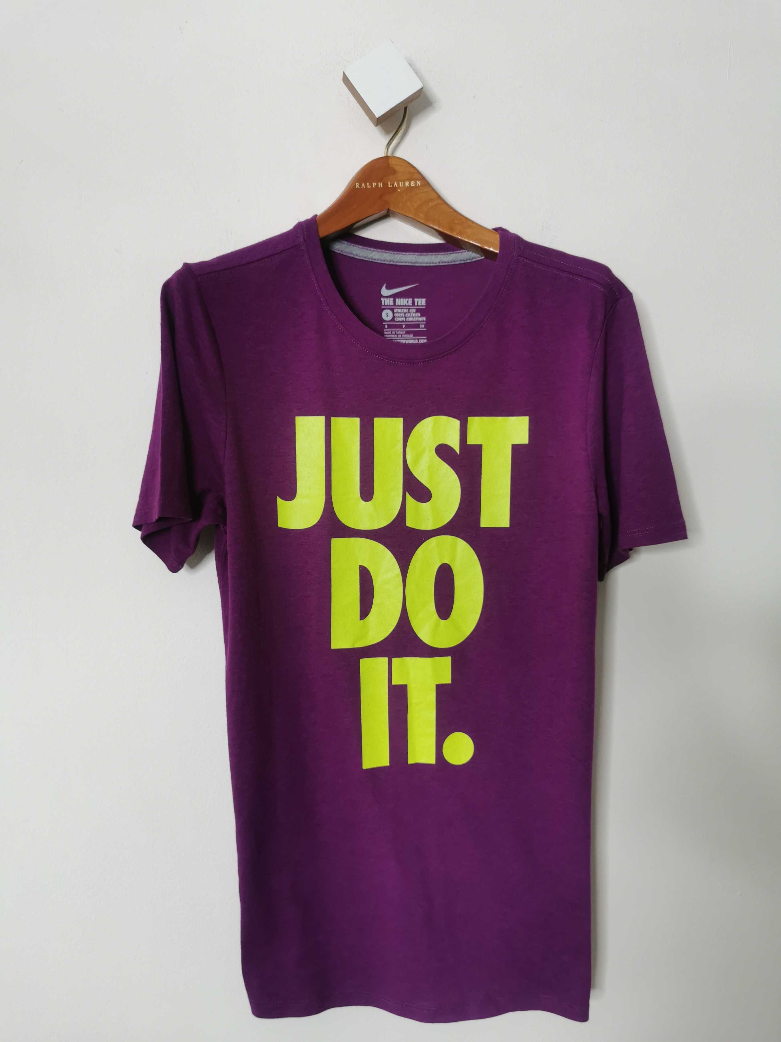 Nike Just do it S koszulka t-shirt bluzka sportowa męska IDEAŁ logo