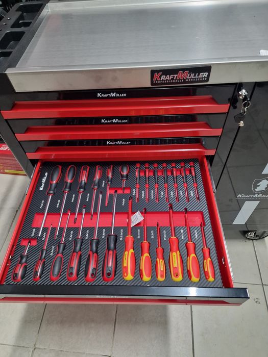 Carinho De ferramenta de 7 gavetas completas novo