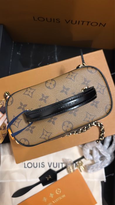 Nowy kuferek torebka Louis Vuitton LV skora pudelko worek