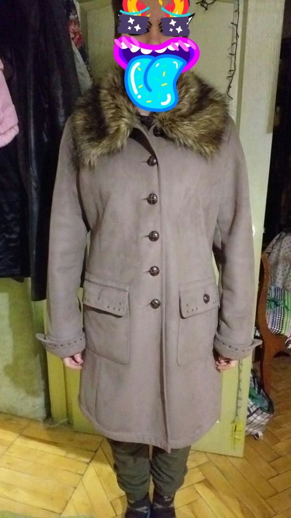 Пальто на зиму теплое, зимнее, размер М