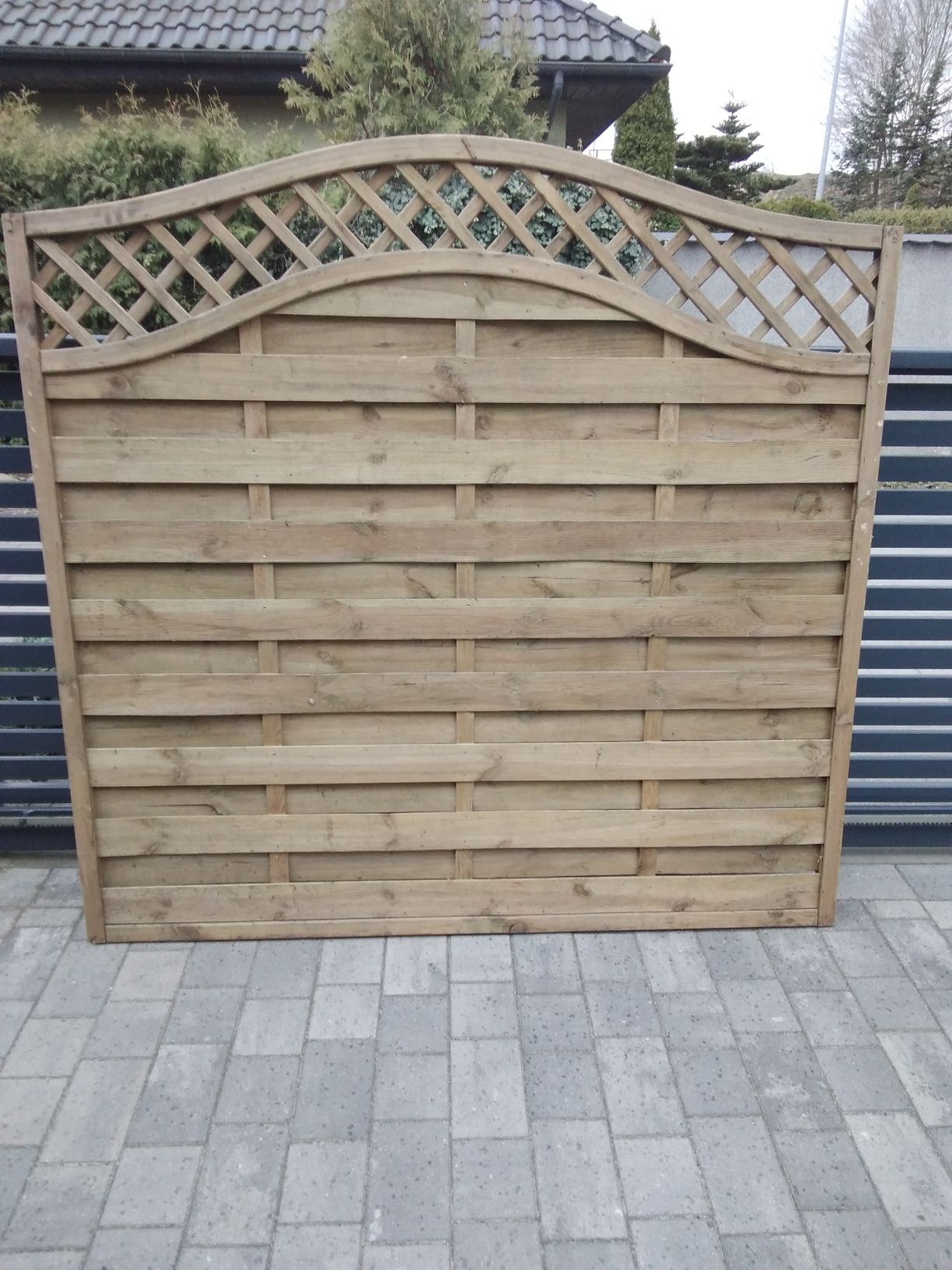 Pergola , Płot Fala  , lamelowy !