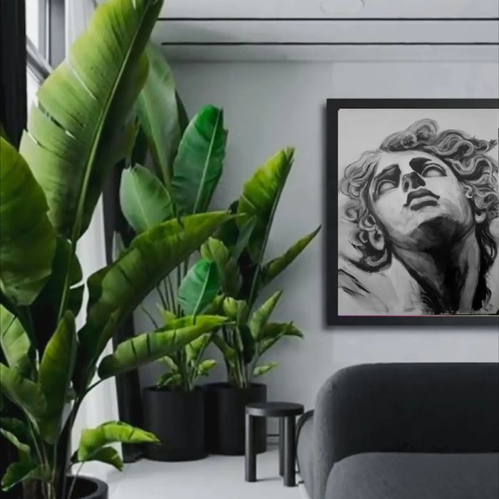 Obraz akrylowy ręcznie malowany duży