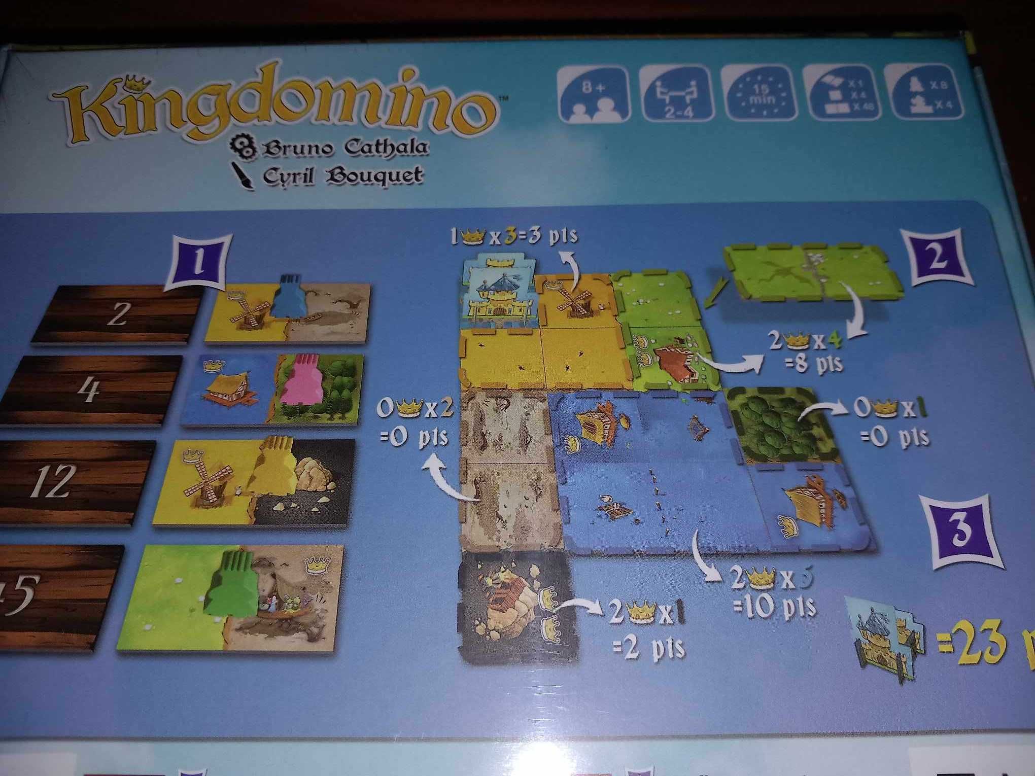 Kingsdomino Jogo de tabuleiro NOVO com 15% desconto