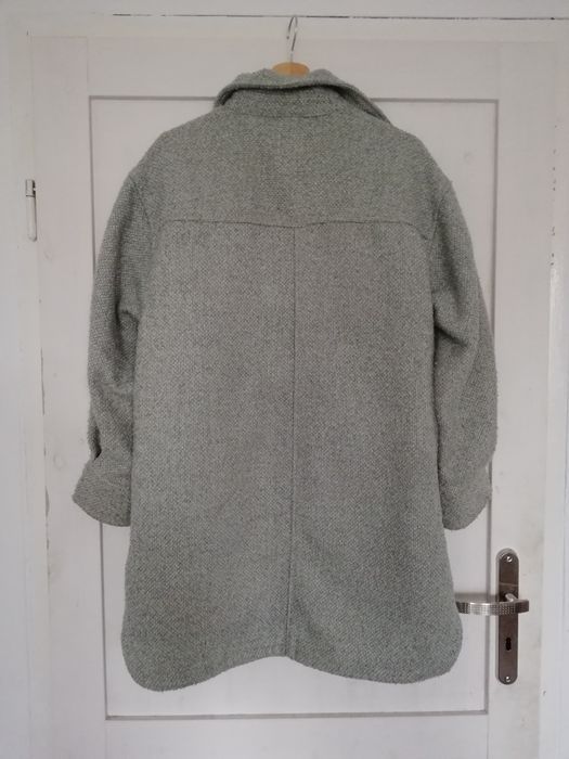 Kurtka koszulowa h&m XS S oversize płaszczyk koszula miętowy zielony