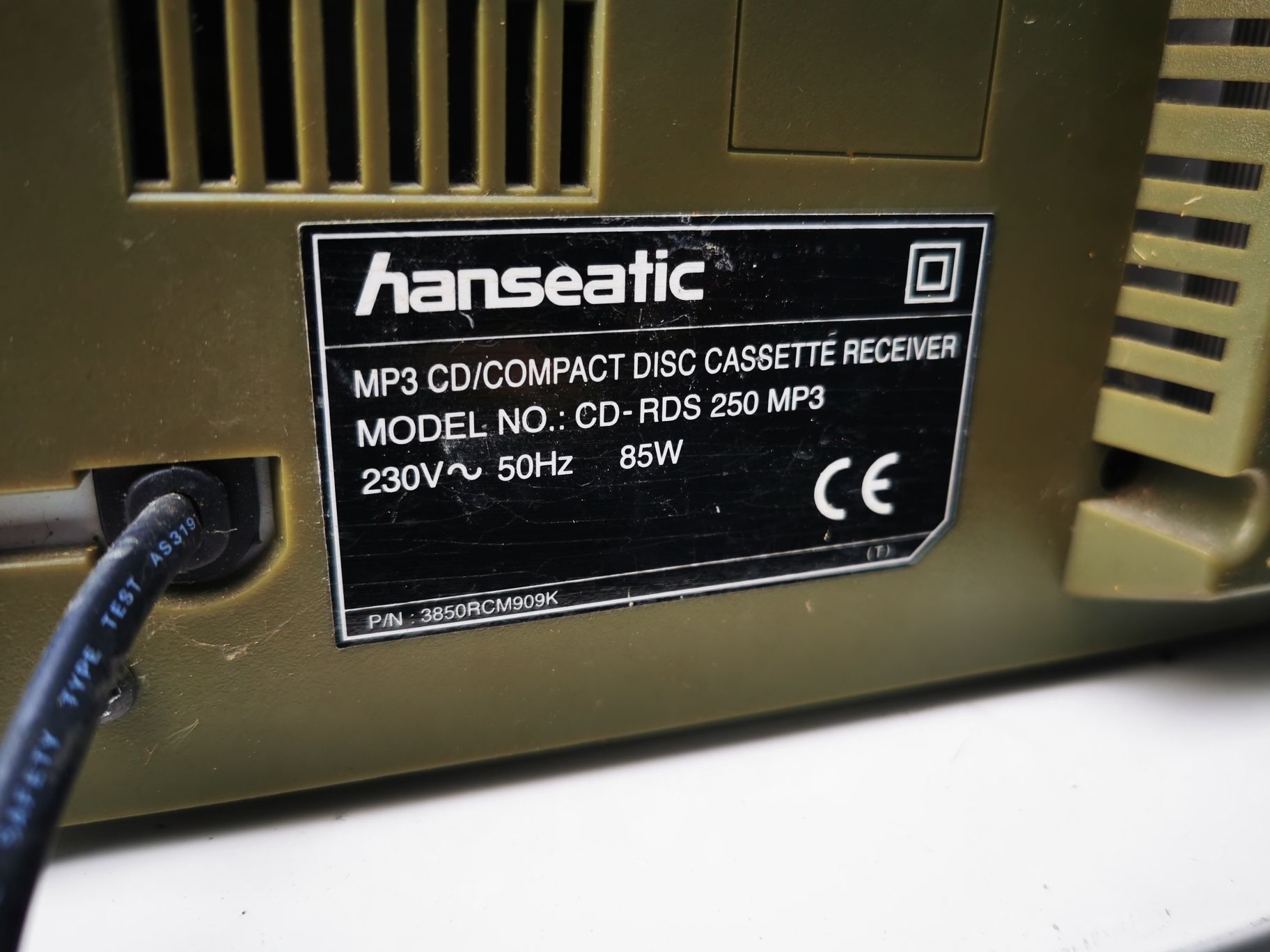 Wieża hanseatic CD kaseta radio AUX z Niemiec