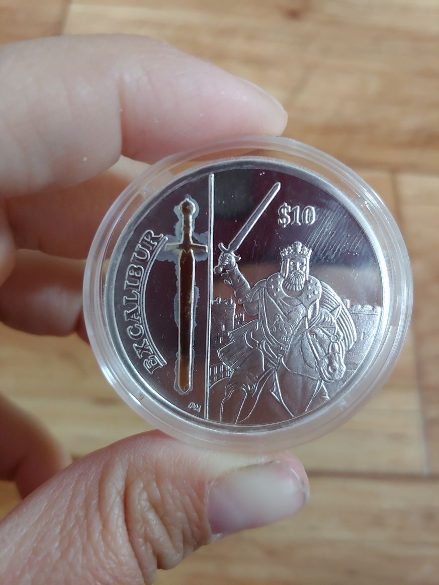 набор из 3 монет Виргинские острова 10 долларов 2013 год Легендарное о