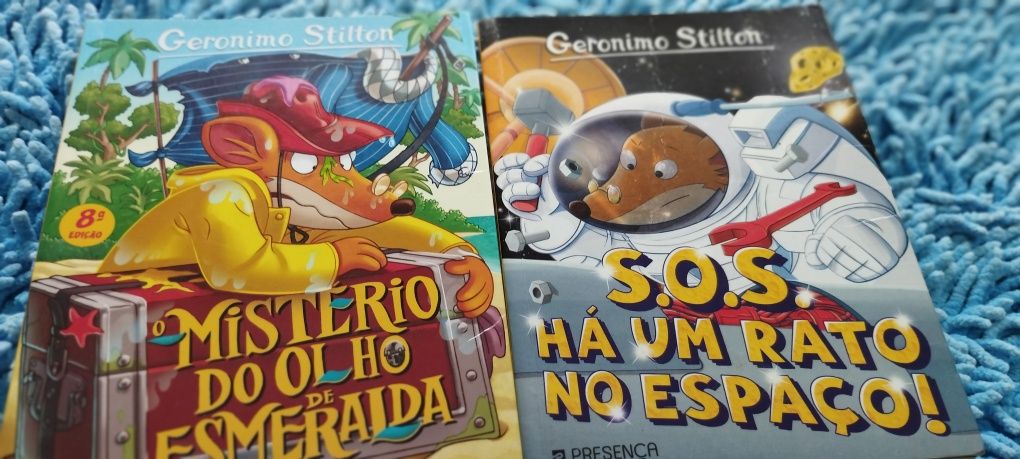 2 livros de Gerônimo stittom