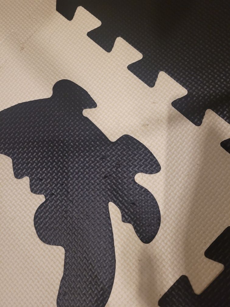 Mata piankowa puzzle czarno-białe