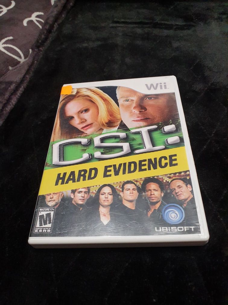 Gra gry Nintendo wii wii u CSI Hard Evidence