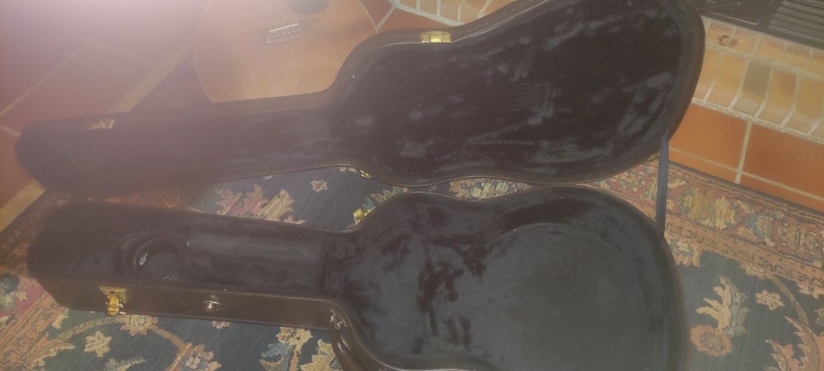 Guitarra Takamine e Amplificador Roland