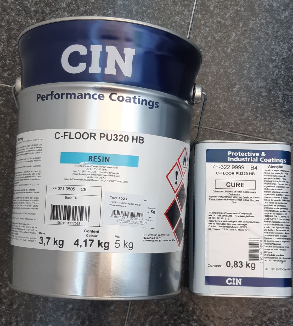 Resina da CIN  C-FLOOR PU320 HB