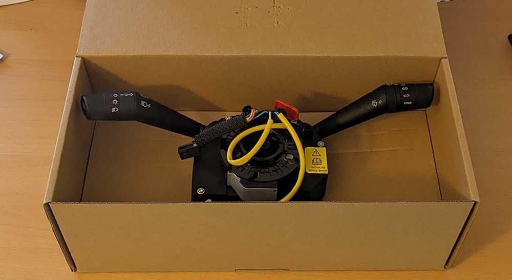 Comutador Luzes Piscas Fita AirBag Fiat Punto / Grand Punto (NOVO)