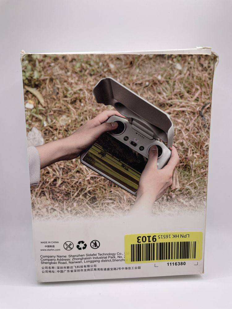Osłona 2w1 kontrolera i przeciwsłoneczna dla DJI RC (DJI Mini 3 Pro)