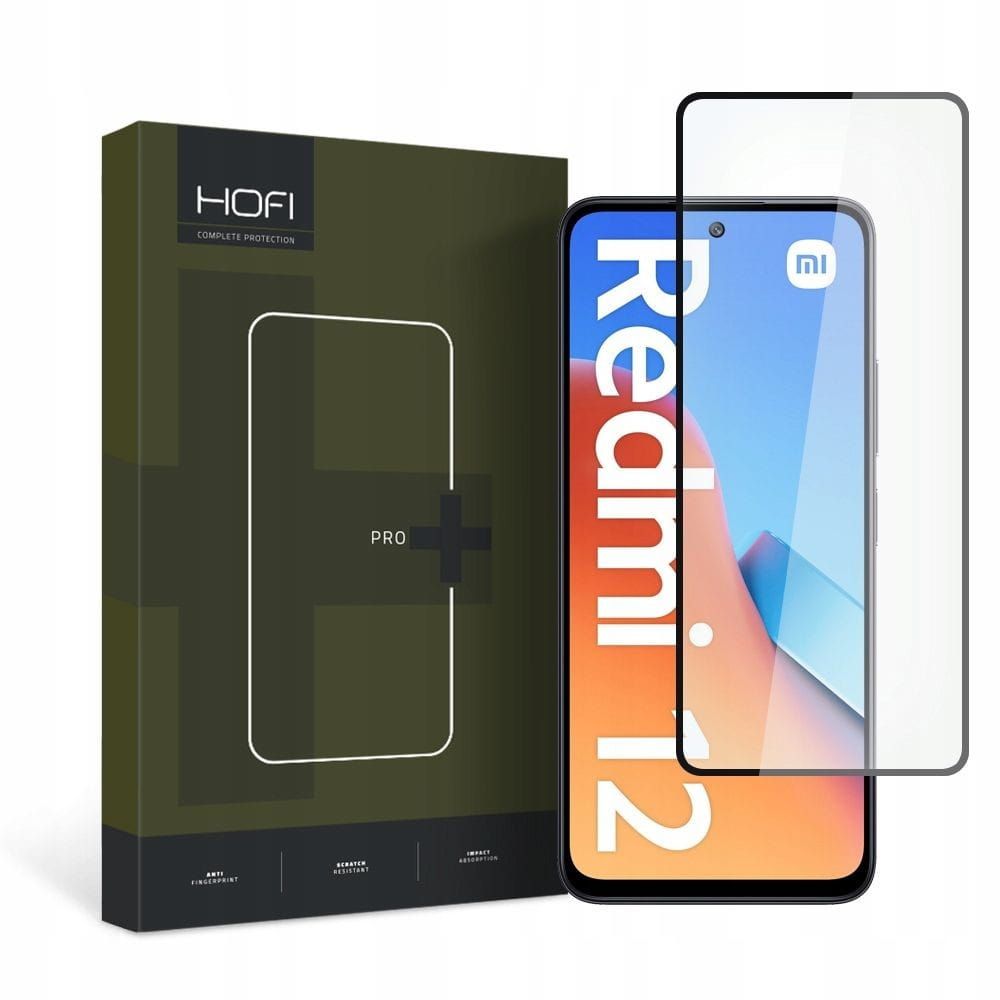 szkło hartowane hofi glass pro+ xiaomi redmi 12 black