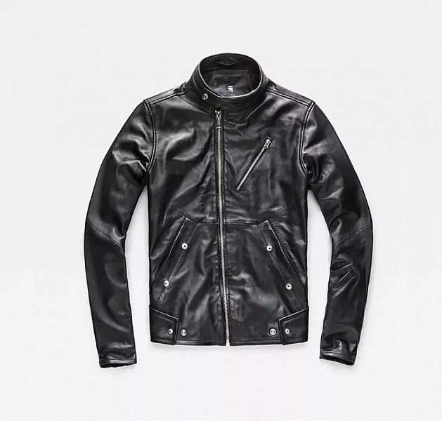 G-star Empral Deconstructed Leather Biker Męska Kurtka Skóra Ramoneska
