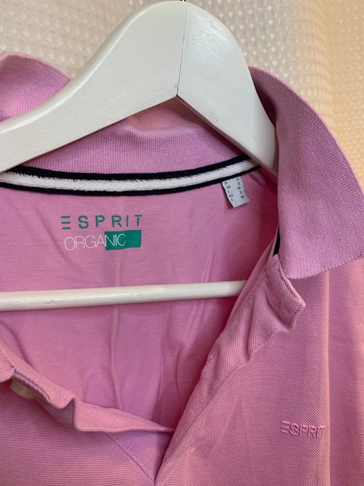 Koszulka polo różowa, rozm. S, Esprit