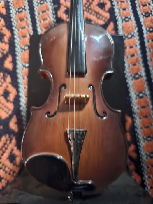 Stare skrzypce niemieckie miniaturowe skrzypce dekoracja skrzypce