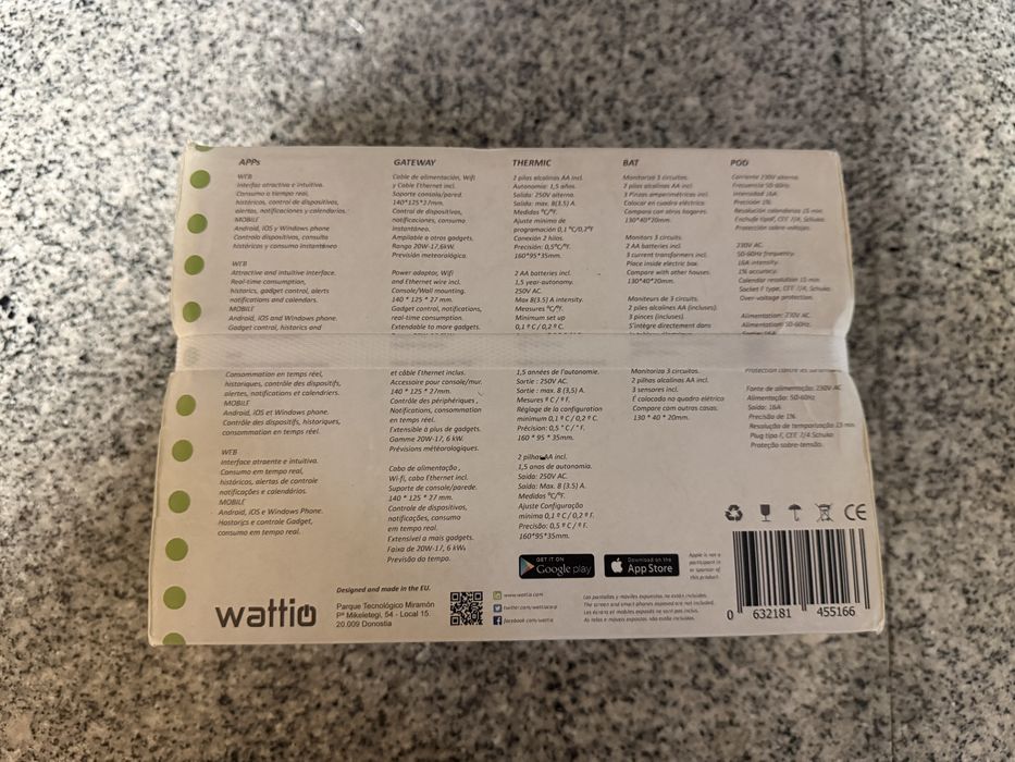 Wattio Pack Energy Kit Domótica Completo Novo Selado