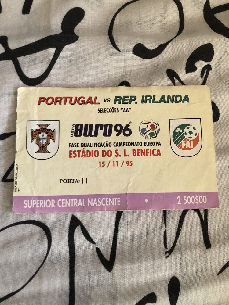 Bilhetes de futebol colecionáveis