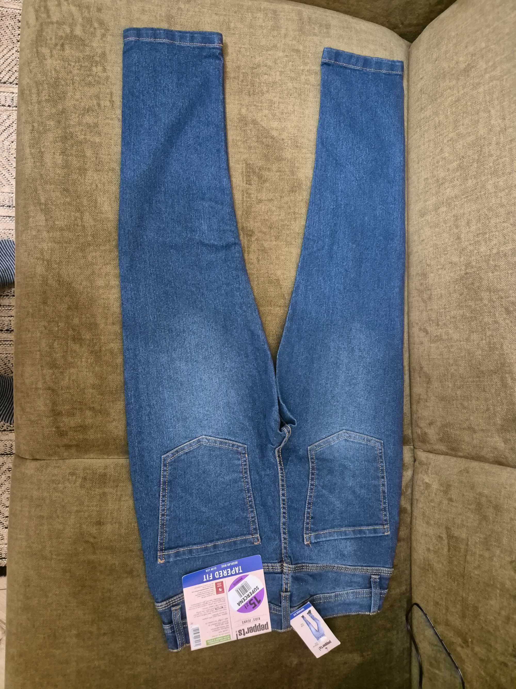 Jeansy chłopięce tapered fit 146