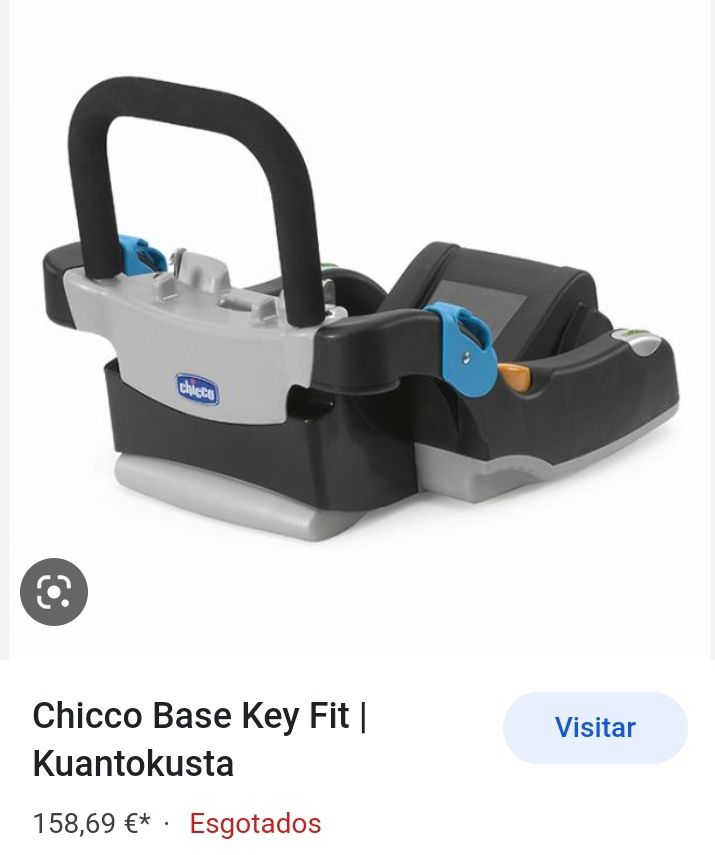 Base Chicco keyfit semi novas