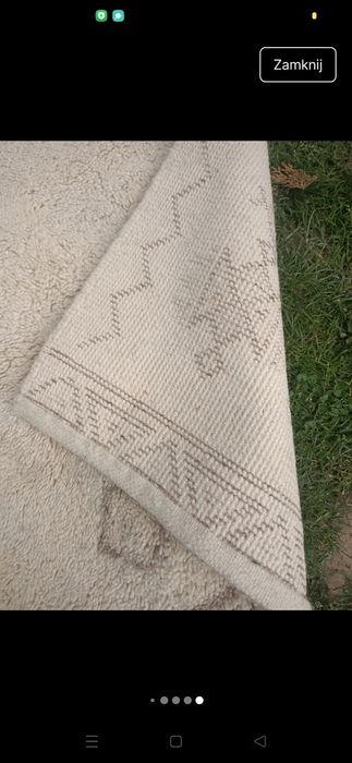 Dywan berberyjski  Maroko wełna naturalna