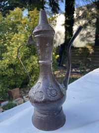 Stara Aftaba Karafka miedziana Amfora ręcznie kuta dzbanek