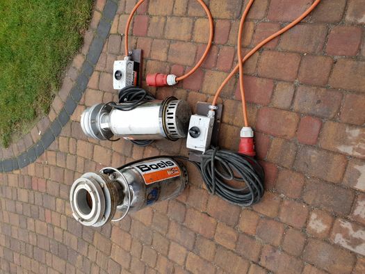 Pompa brudna czysta woda 1.2m3/m górnicza flict 400v