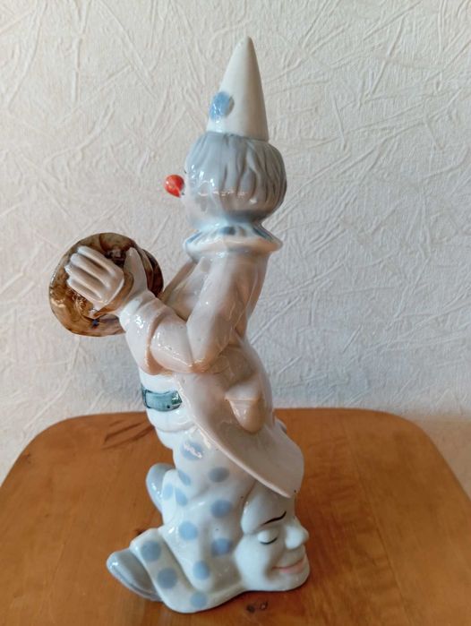 Вінтажна порцелянова фігурка музичного клоуна espada navaro 80-ті роки