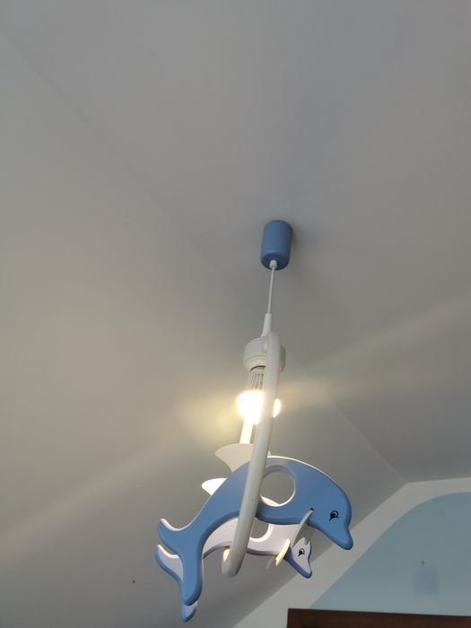 Lampa dziecięca delfin