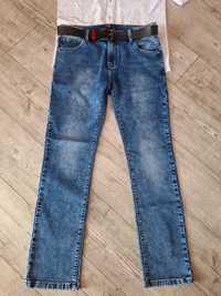 Spodnie męskie dżinsowe rozm 34(L -86 -100 cm pas)