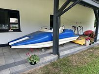 Motorówka mini katamaran - kadłub bez silnika