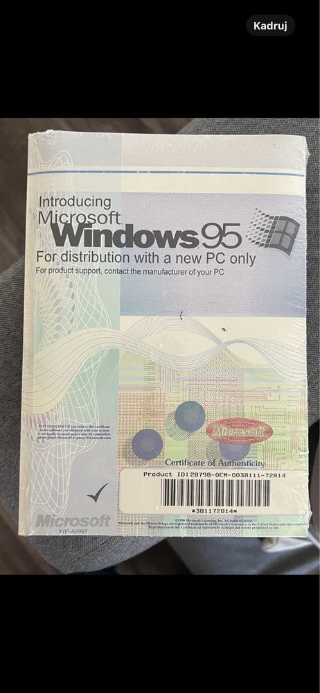 Windows 95 with USB support - nowy folia