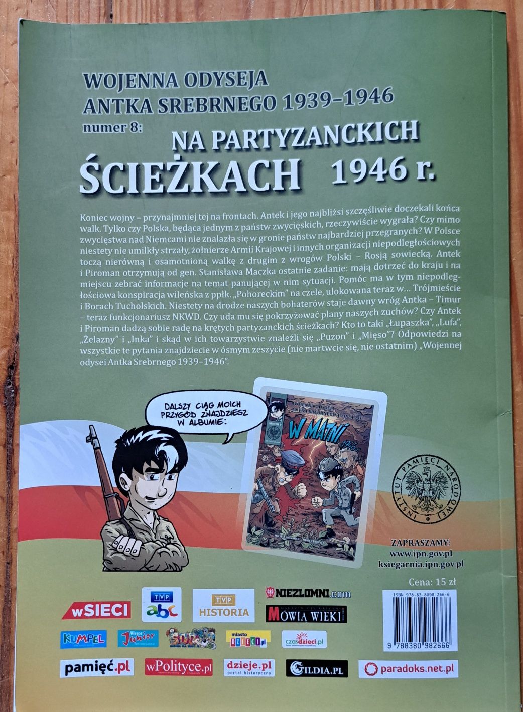 Komiks Wojenna odyseja Antka Srebrnego 1939-