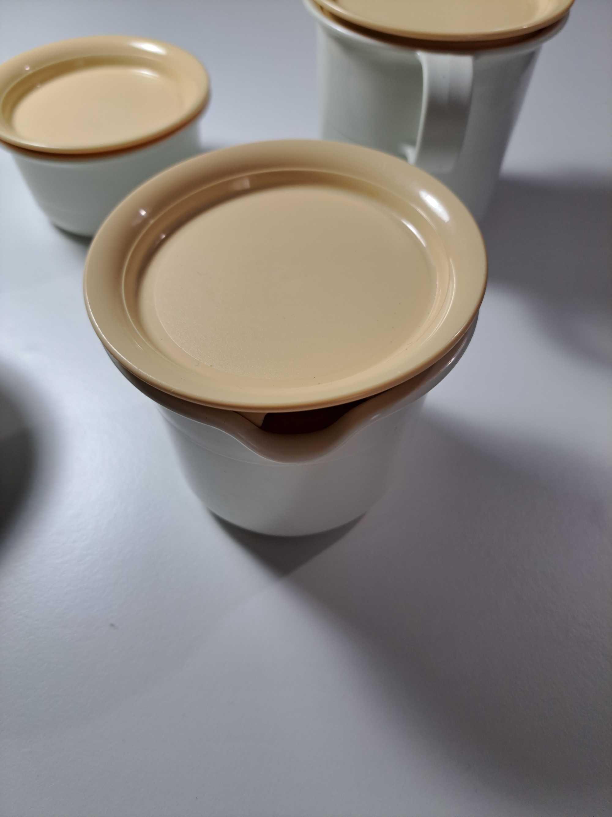 Conjunto de Caixas Cilíndricas Vintage - Tupperware