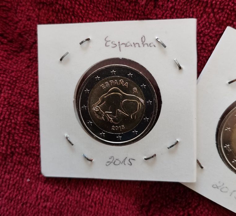 Moeda UNC comemorativa de 2€ - Espanha 2015