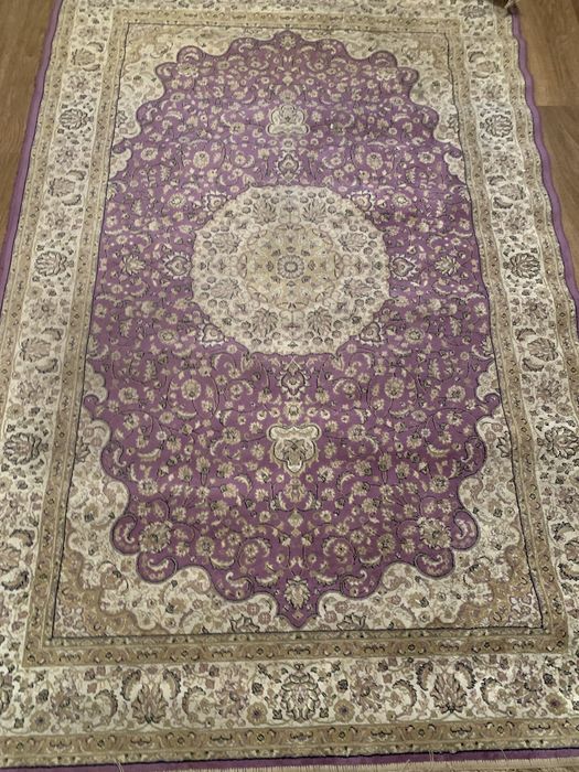 Dywan styl arabski fioletowo-beżowy