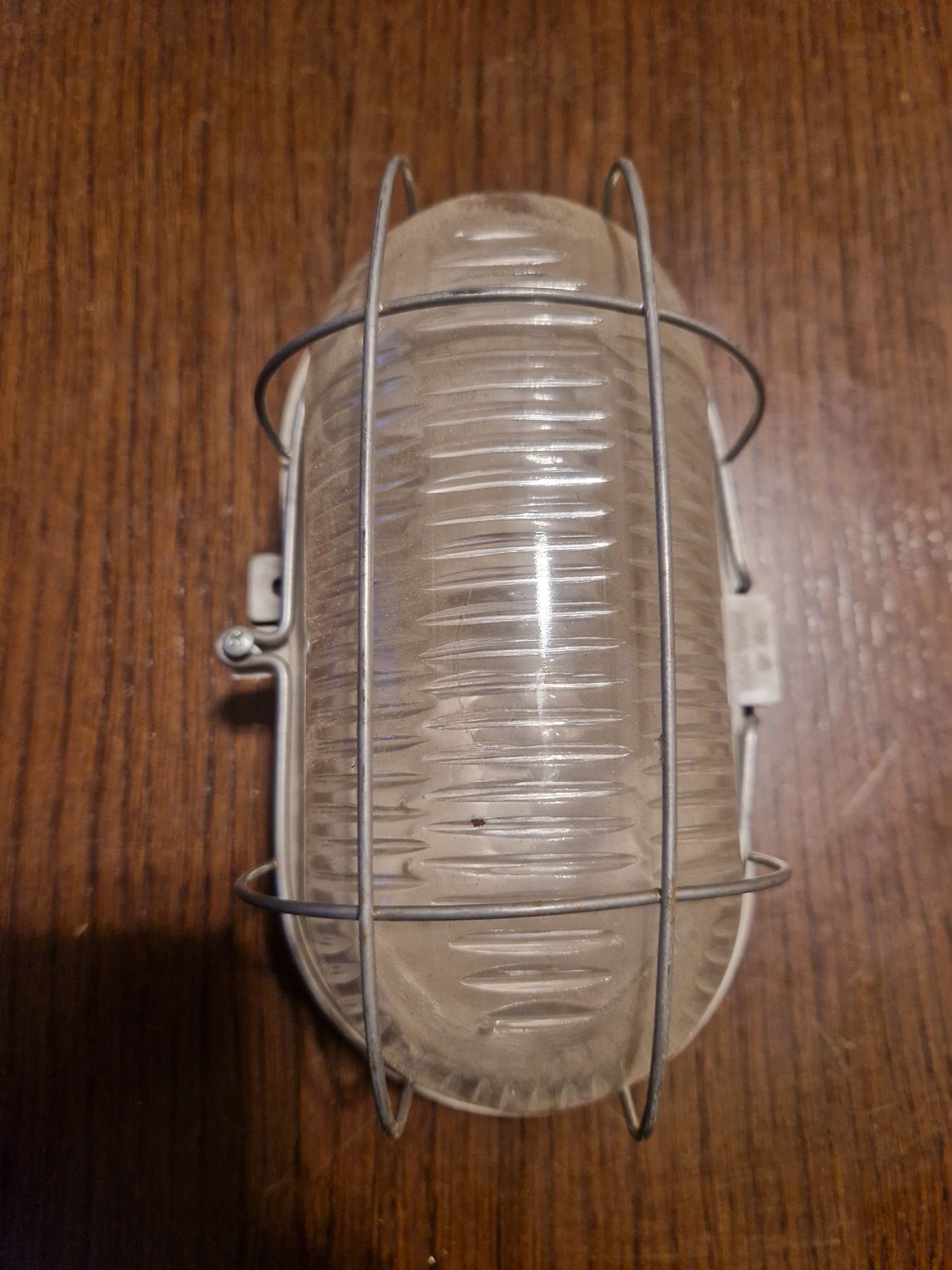 Klosz szklany osłona plastikowa Oval max 100W