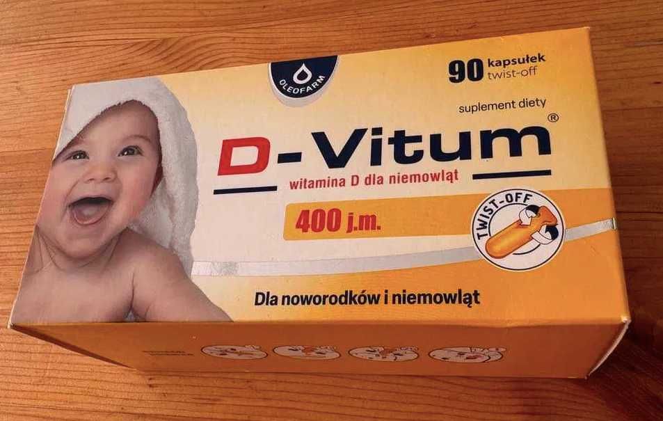 D-Vitum witamina D 400 j.m, 90 kapsułek