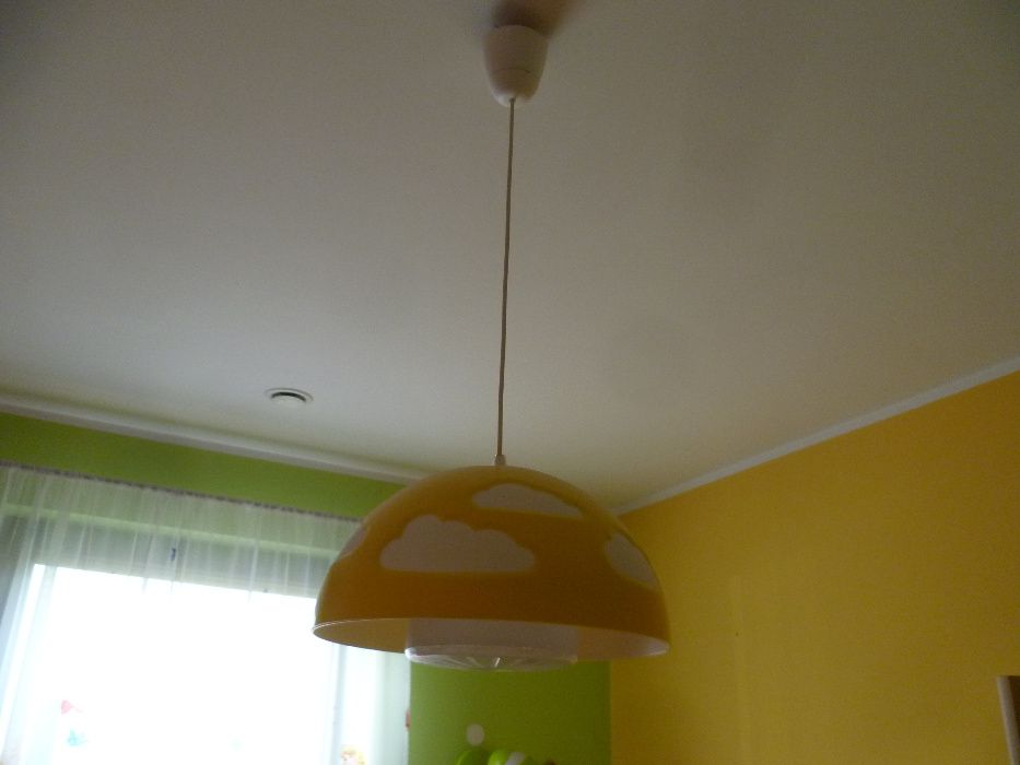 Komplet lamp dziecięcych - sufitowa, kinkiet, biurkowa z żarówkami led
