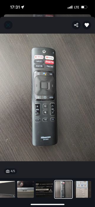 Телевизор hisense 55A7400F