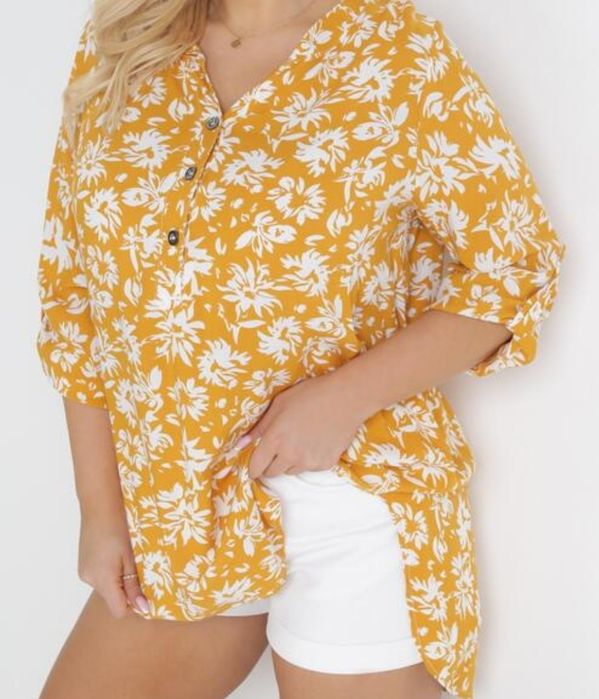 Tunika asymetryczna XXL