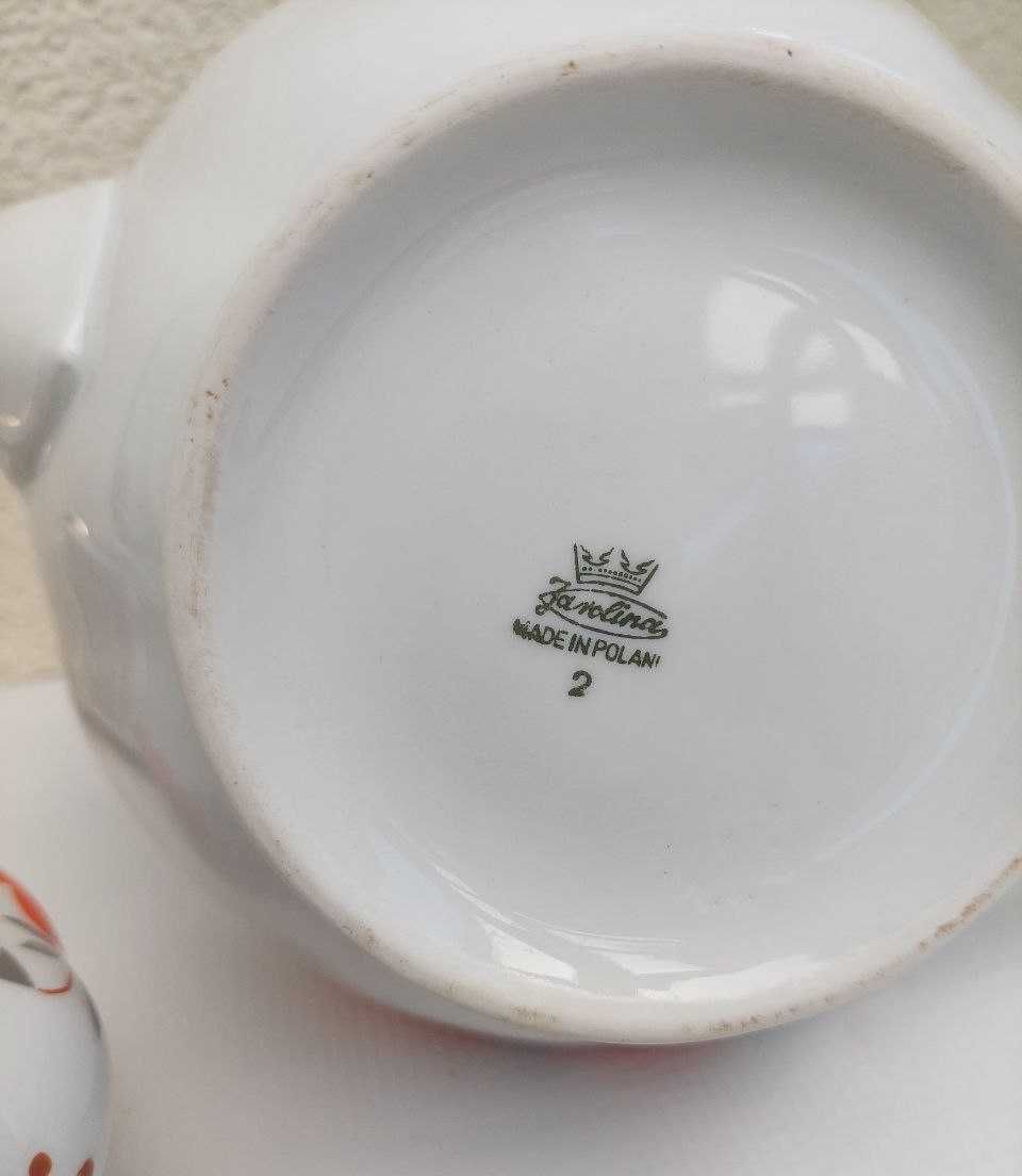 Porcelana Karolina - elementy serwisu PRL