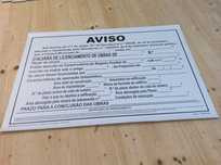Sinalética Aviso de Obras